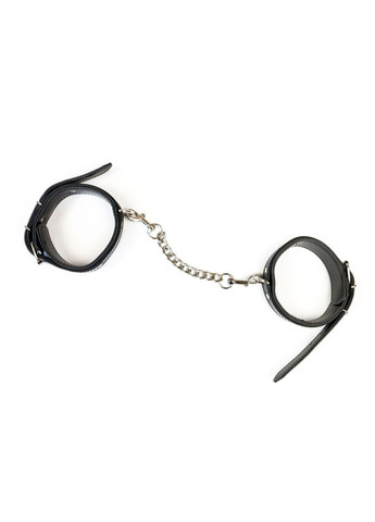 Набор БДСМ Emoji наручники и поножи экокожа черный бондажный комплект для фетиша Art of Sex (298474009)