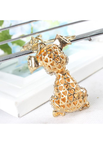 Брелок с кристаллами в форме собаки No Brand (292867255)