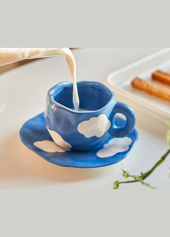 Чайный керамический набор Облако 290 мл No Brand (316383993)