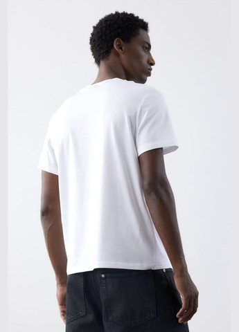 Біла футболка H&M regular fit