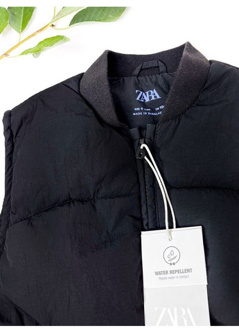 Демисезонный жилет 104 см черный артикул Л1179 Zara (362184818)