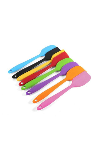 Лопатка кухонная силиконовая 5393 20.5 см красная No Brand (322124404)