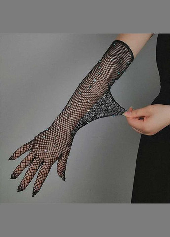 Сексуальні довгі рукавички зі стразами — XS/S/M — Еротична білизна Drive No Brand (327875877)