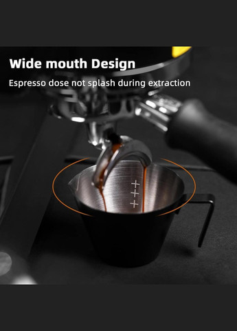 Вершник 100мл. MHW-3Bomber Джаг для еспресо Білий Off White (R-G5142W-VS) No Brand (303974768)