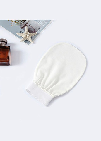 Рукавичка Кесе для пілінгу тіла 21х15 см Білий (AN0103384) ANbeauty (360768371)