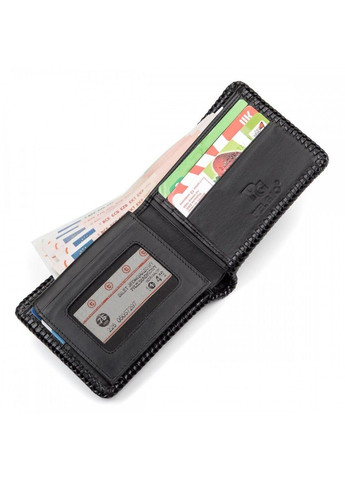 Чоловічий гаманець зі шкіри крокодила 18004 Чорний Crocodile leather (367992154)