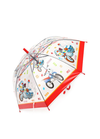 Зонт-трость для мальчика цвет красный ЦБ-00277488 No Brand (331111528)