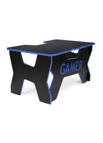 Компьютерный стол Геймерский стол ХGamer rue ЛДСП 150 см на 90 см черно-синий No Brand (353497897)