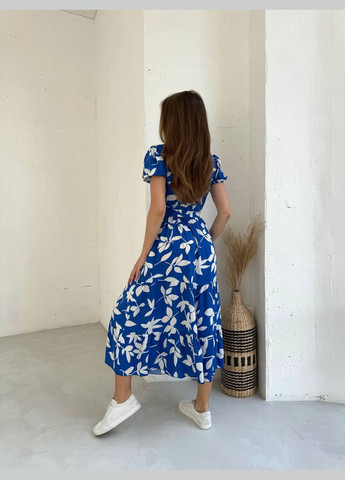 Синя повсякденний сукня міді літня Revah