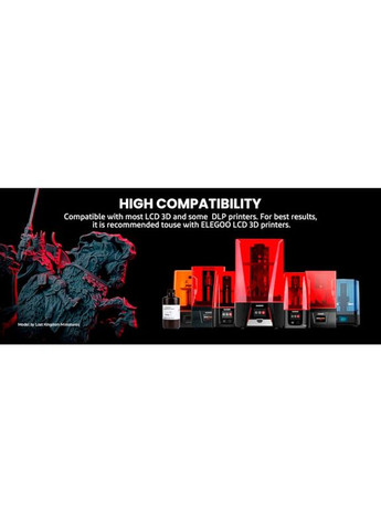 Фотополімерна смола Standard Resin 2 кг Grey (50.103.0273) Elegoo (361854439)