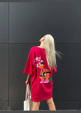 Футболка-сукня с принтом Adelante - (325403776)