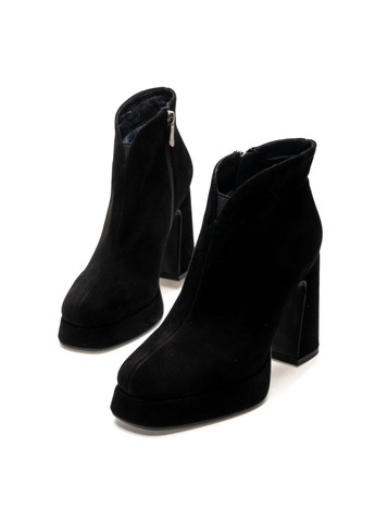 Чорні демісезонна ботильйони 01320 чорні Brocoli