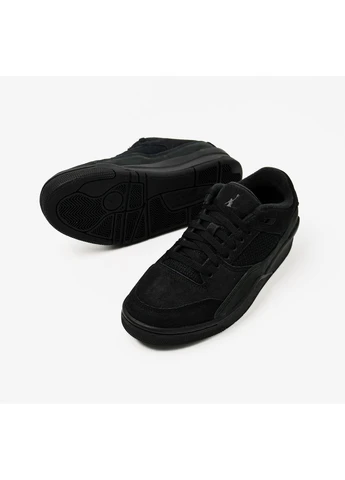 Чорні кросівки flight court cat black hf3255-010 демісезон Air Jordan