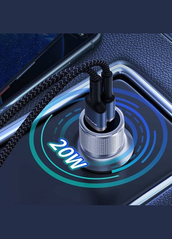 Автомобильное зарядное устройство WP-C30 USB / Type-C 20W WK (340132611)