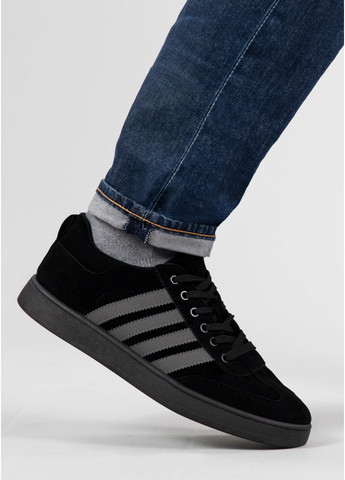 Черные демисезонные кроссовки мужские черные (510) Bromen