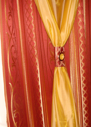 Ламбрекен ламбрекен зі шторою Combi 350см теракотовий (142_1ж) Firanka Exclusive (345733327)