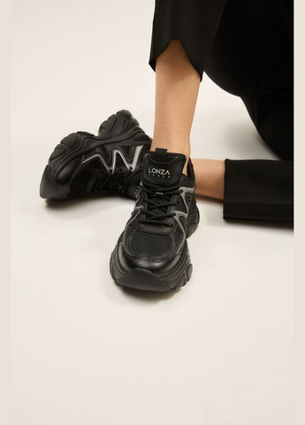 Черные демисезонные кроссовки 185035 Lonza