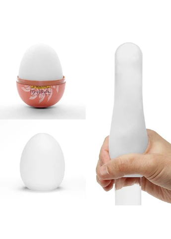 Мастурбатор-яйцо Egg Shiny II, плотный TPE, пробник лубриканта 5 мл Tenga (322740448)