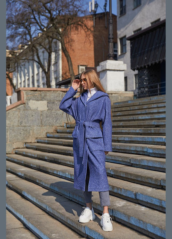 Синее демисезонное Пальто MN