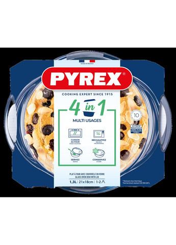 Кастрюля с крышкой, 1.3 л (7092306) Pyrex (360404017)
