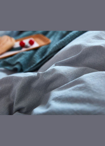 Постільна білизна Варена бавовна +Сірий двостороння (A-023169) Love You (324105494)