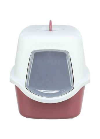 Туалет для котів Vico закритий пластик фіолетовий/білий 40х40х56см Trixie (399748854)