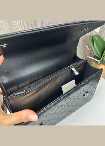 Модна жіноча міні сумочка клатч-стиль Гуччі чорна, сумка для дівчат на плече Gucci No Brand (334730254)