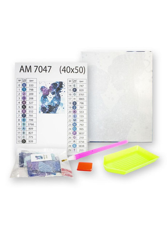 Алмазная мозаика Цветы звезды Идейка 40 х 50 AMO7352 IDEYKA (354828314)