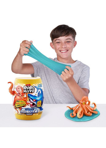 Інтерактивний ігровий набір "Глибоководний сюрприз: Восьминіг" ROBO ALIVE S1 71155B Pets & Robo Alive (363175169)