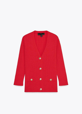 Красный лето кардиган Zara