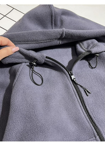 Серый флисовый костюм для мальчиков/подростков No Brand