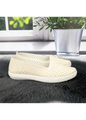 Сліпони жіночі бежеві перфровані Paolla (333760023)