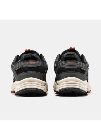 Черные демисезонные кроссовки мужские nike v2k black orange gore-tex termo | найк в2к рантекк термо черные No Brand