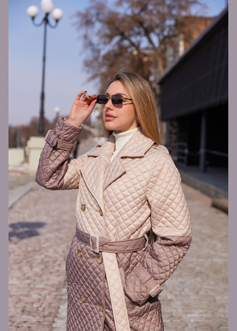 Кофейное демисезонное Пальто MN