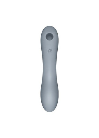 Вакуумний стимулятор з вібрацією Curvy Trinity 3 BlueGrey - CherryLove Satisfyer (283251354)
