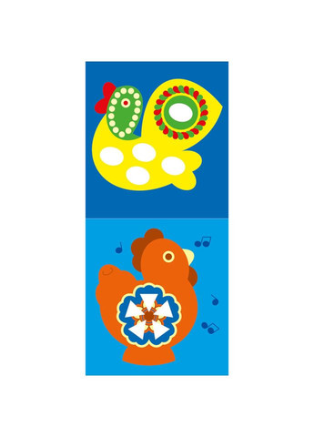 Мозаика из наклеек "Украинские игрушки" 166039, 8 страниц Ranok Creative (315040455)