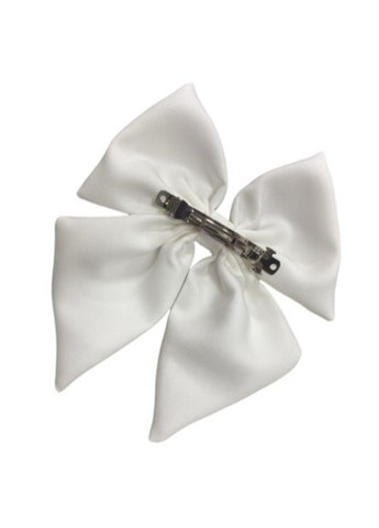 Бант для волосся з костюмної тканини Hand Made 16х18см, заколка автоматик Handmade (368772212)