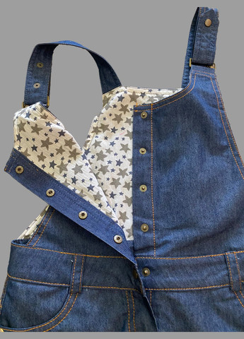 Полукомбинезон джинсовая юбка для девочки. Mone (327825884)