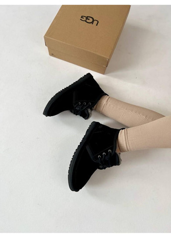 Жіночі Уггі UGG Neumel Black (Замша) (366196859)
