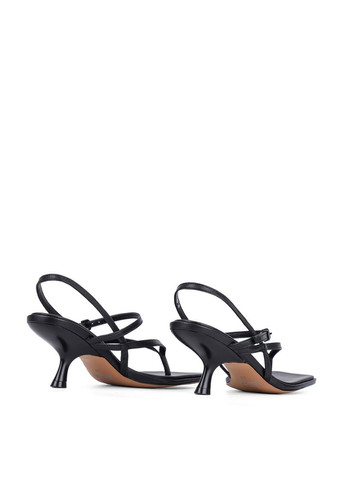 Жіночі Босоніжки 23084-05-01 Чорний Шкіра MIRATON (330179924)