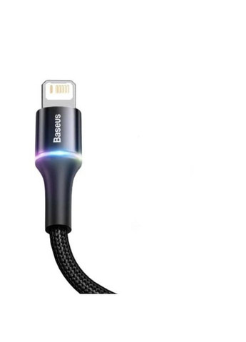 Зарядка USB кабель для синхронизации и зарядки iPhone Apple Lightning led подсветкой 2 м Черный Baseus (316093784)