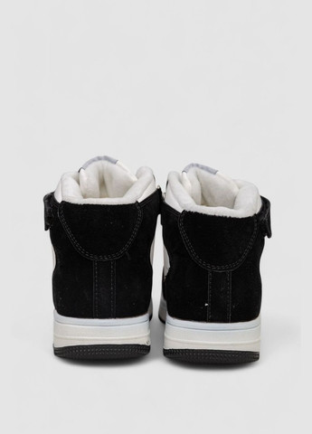 Кроссовки женские зимние на меху Ager Кроссовки чёрно-белые зима (318561212)