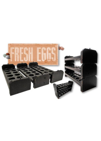 Подставка для яиц из дерева Фавероль 12 венге (ПЯЙ-101412) No Brand (327869475)