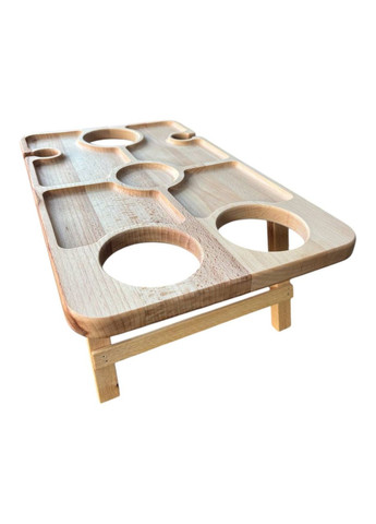 Деревянный столик винно-пивной столик из бука 50x30 универсальный No Brand (373029403)