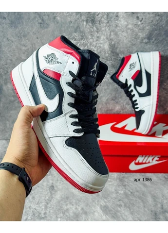 Комбіновані кросівки nike air jordan 1 retro high демісезон No Brand
