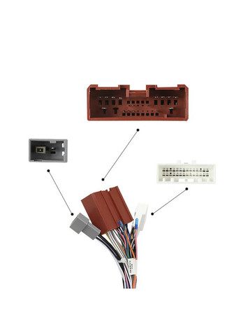 Адаптер штатного підсилювача Mazda CX-5 2018 + CAN-BUS Box (7011) 4 шт. Feeldo (352011481)