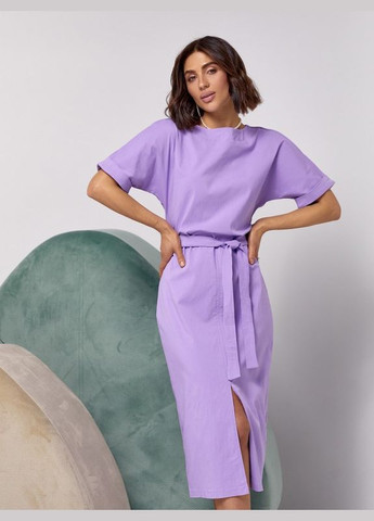 Сиреневое деловое женские платья 14499 ISSA PLUS