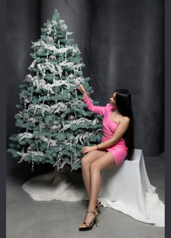 Штучна лита ялинка ЕЛІТ Блакитна 1.80м з підставкою на 30% більше гілочок Yalunka Tobi (347585330)