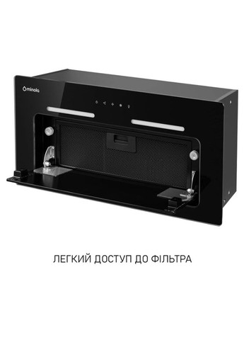 Вытяжка HBI 6473 BL GLASS 800 LED Line MINOLA (339680191)