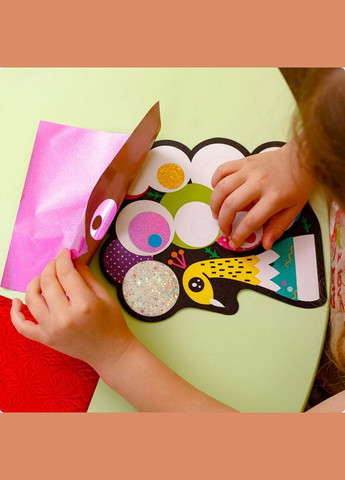 Набор для творчества "Foil craft Birds" VT443312, 18 листов фольги Vladi toys (316071485)